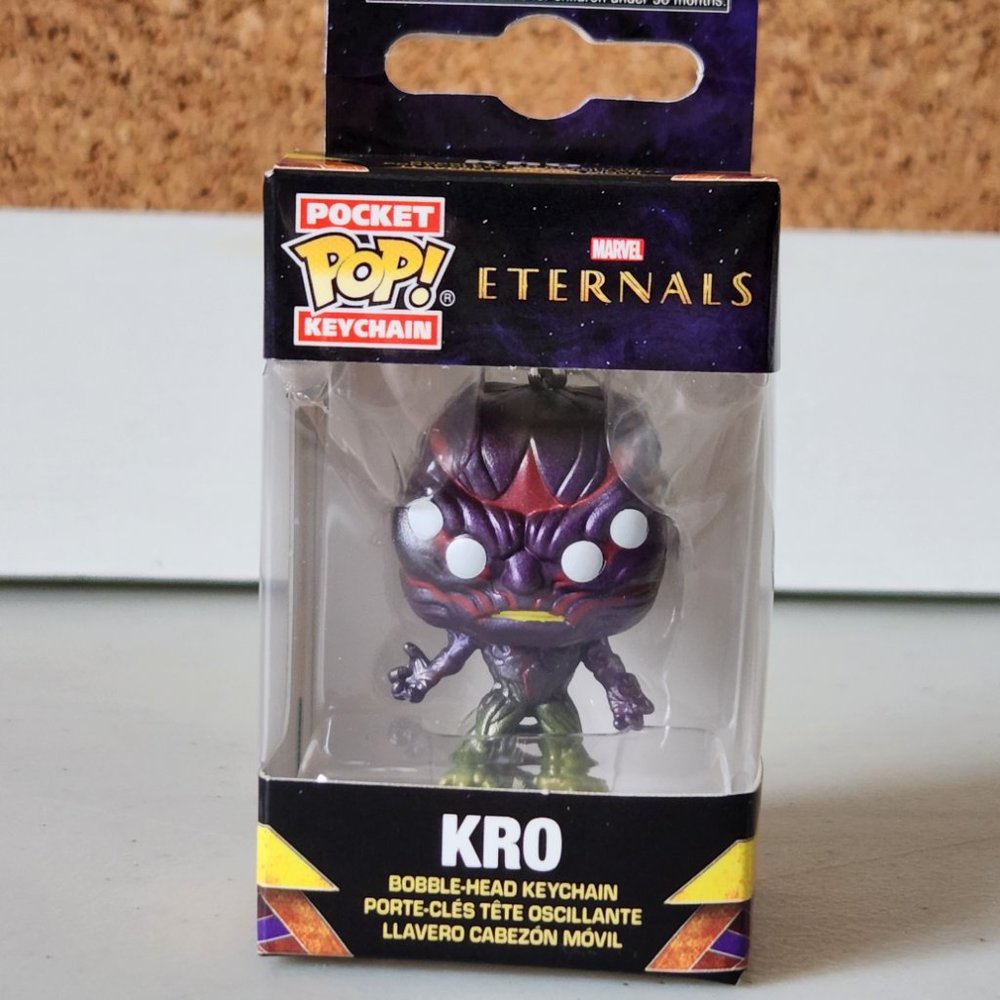 Funko Pocket Pop KRO Keychain Marvel Eternals Gift NWT